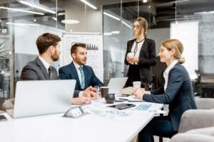 business people during a conference in the meeting 2023 11 27 05 30 52 MZ9E4A9